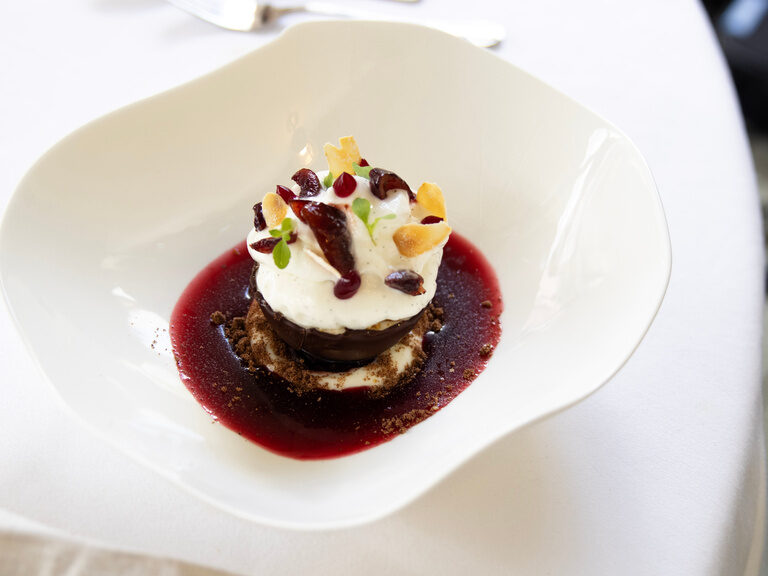Ein köstlich aussehendes Dessert beim Fleischmann & Friends 2025