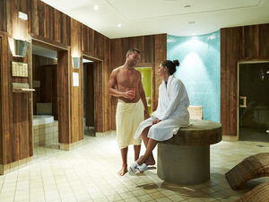 Zugang Hopfentherme Saunabereich