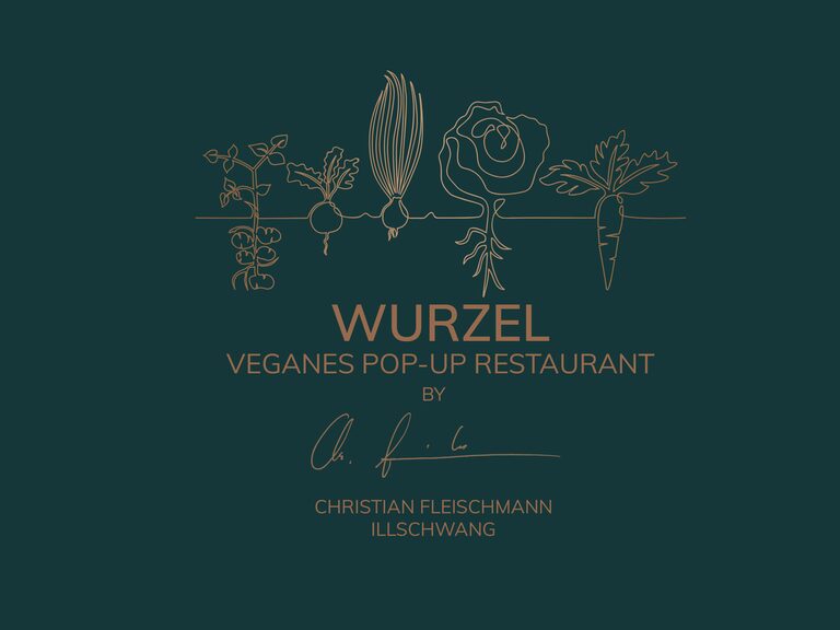 Ein Logo für das Wurzel Pop Up Restaurant